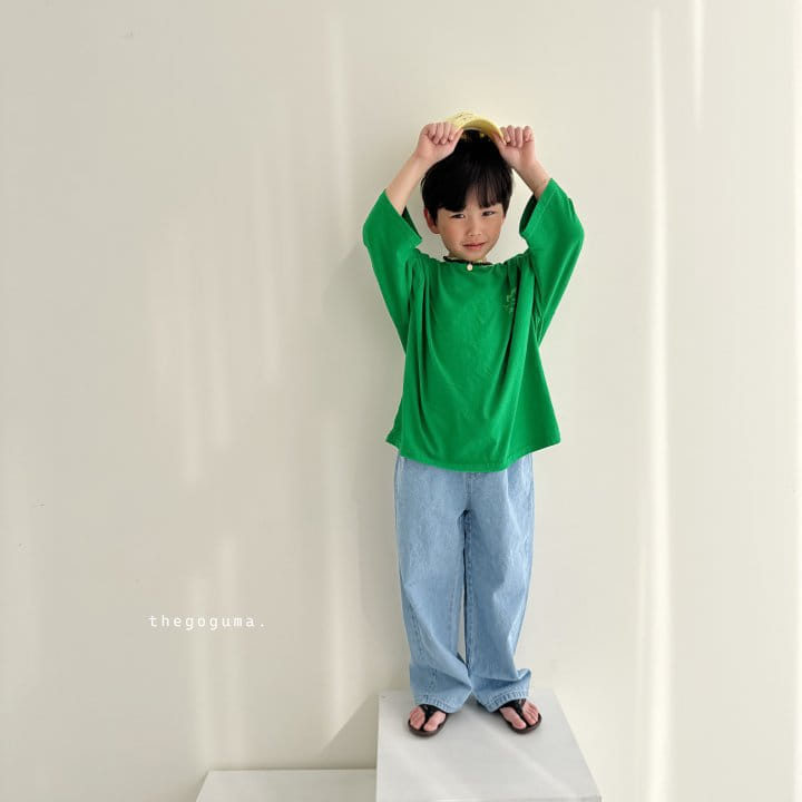 Thegoguma - Korean Children Fashion - #magicofchildhood - Comfortable Fit Denim Pants - 8
