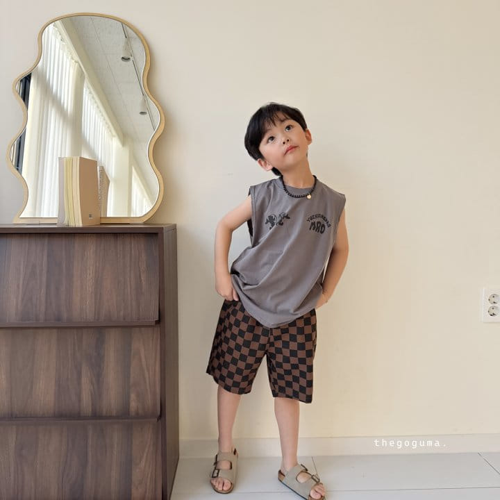 Thegoguma - Korean Children Fashion - #magicofchildhood - Puzzel Check Pants - 5