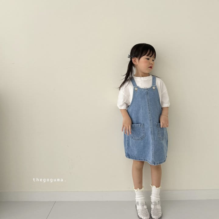 Thegoguma - Korean Children Fashion - #magicofchildhood - Yom Yom Dungarees One-Piece - 3
