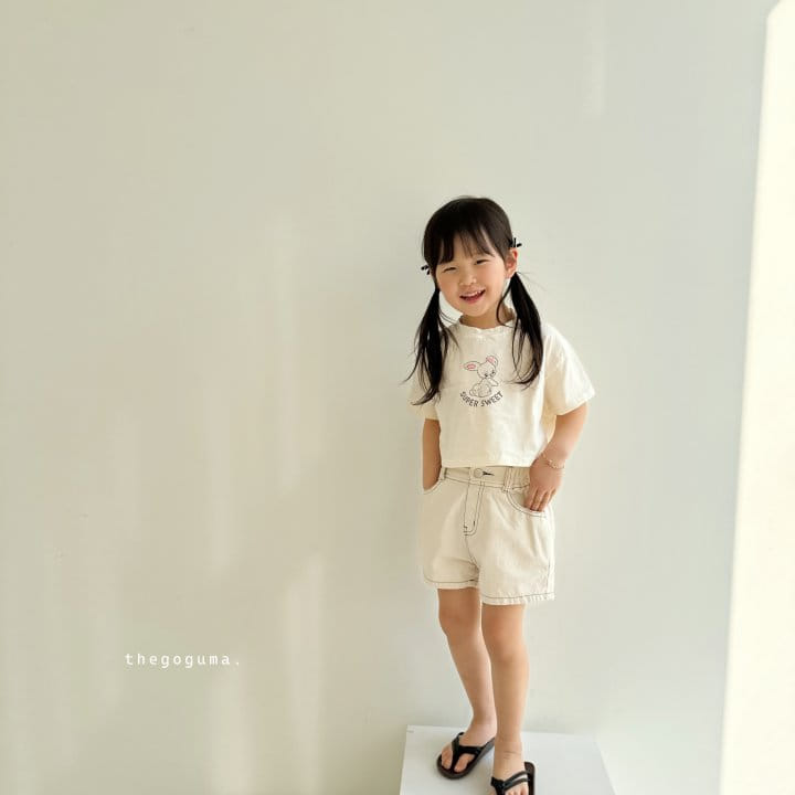 Thegoguma - Korean Children Fashion - #magicofchildhood - Sweet Rabbit Tee - 5