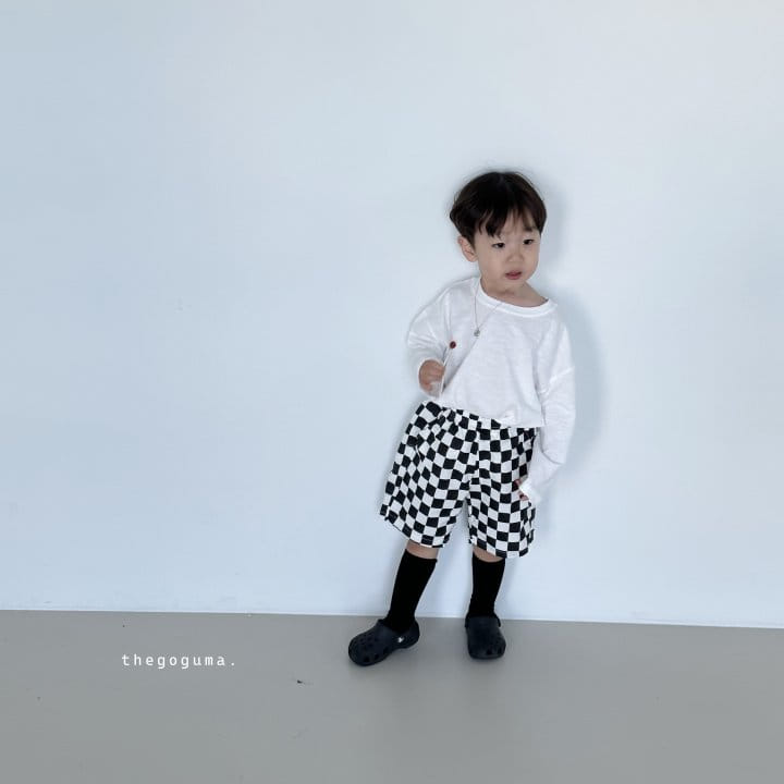 Thegoguma - Korean Children Fashion - #minifashionista - Puzzel Check Pants - 6
