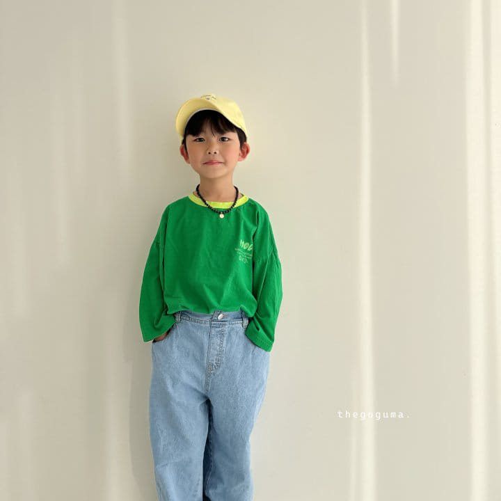 Thegoguma - Korean Children Fashion - #prettylittlegirls - Comfortable Fit Denim Pants - 10