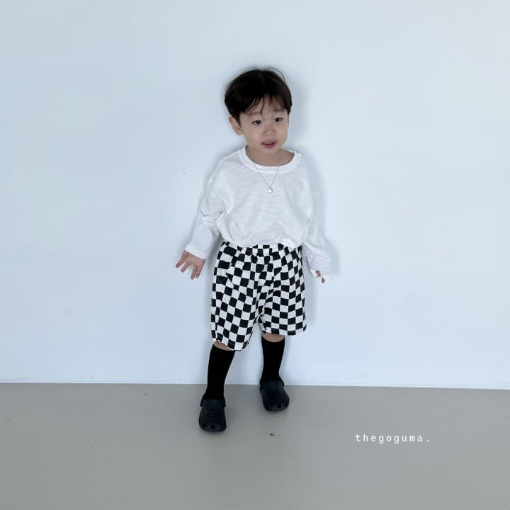 Thegoguma - Korean Children Fashion - #prettylittlegirls - Puzzel Check Pants - 7