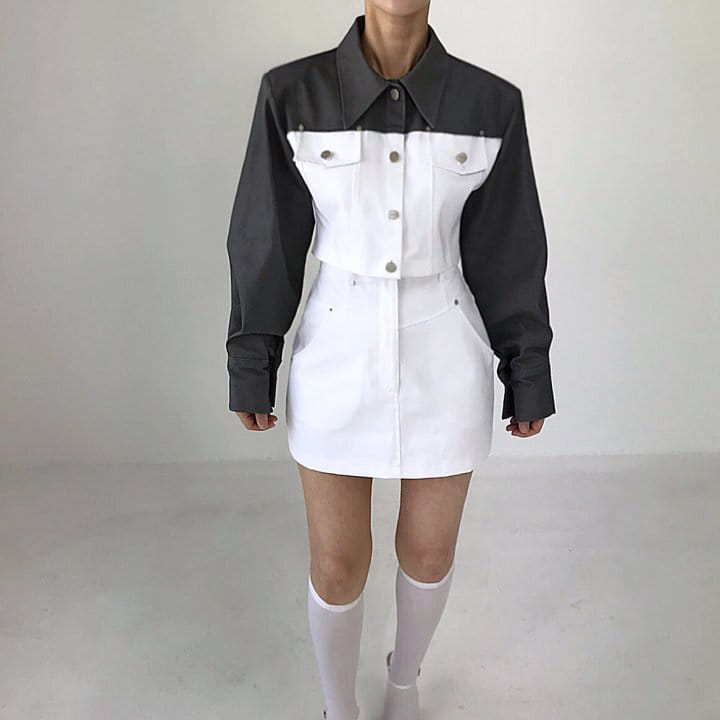 Twomoon - Korean Women Fashion - #momslook - Raven Skirt - 11