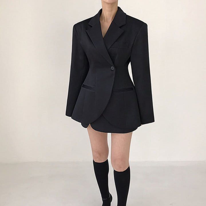 Twomoon - Korean Women Fashion - #pursuepretty - Glow Satin Jacket - 3