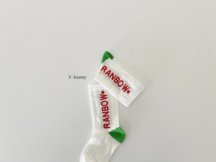 V Bunny - Korean Children Fashion - #Kfashion4kids - Rainbow Socks Set - 6