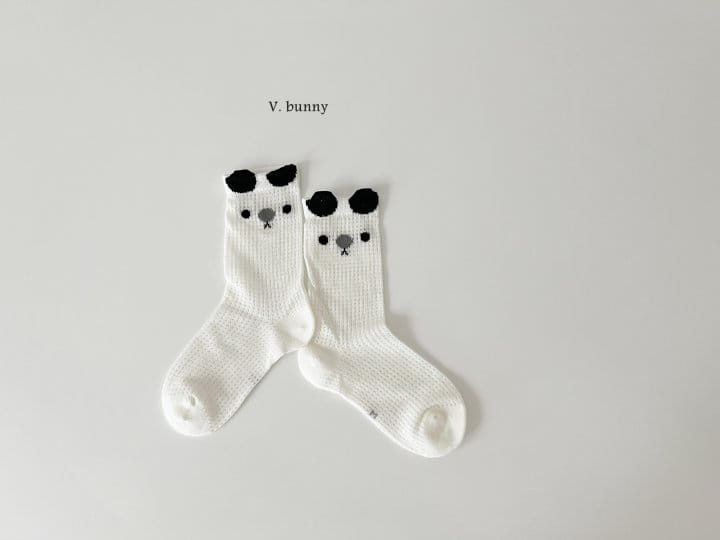 V Bunny - Korean Children Fashion - #Kfashion4kids - Yes No Socks Set - 3