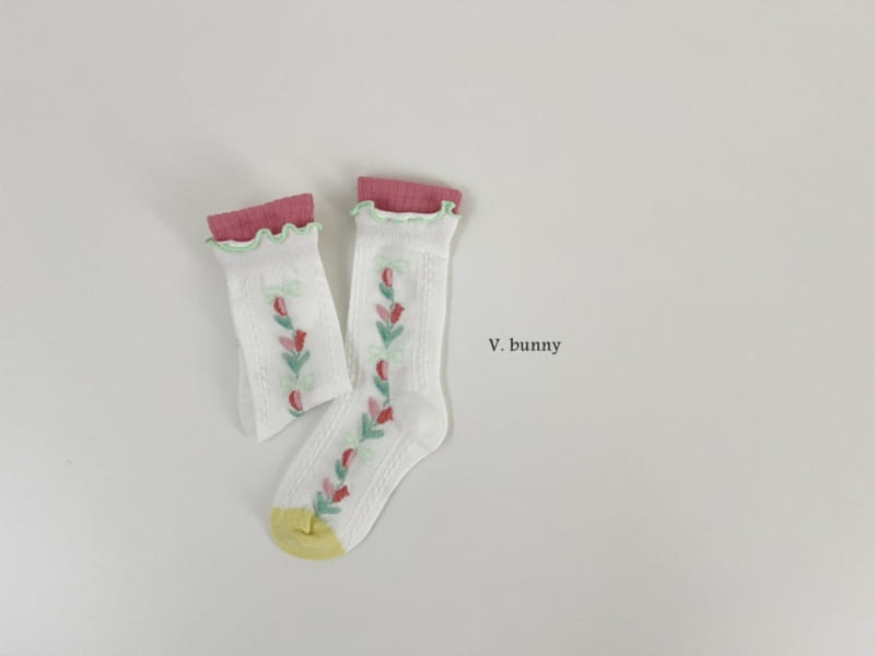 V Bunny - Korean Children Fashion - #prettylittlegirls - Pring Pring Socks Set - 4
