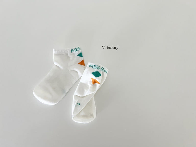 V Bunny - Korean Children Fashion - #childofig - Midan Socks Set - 6