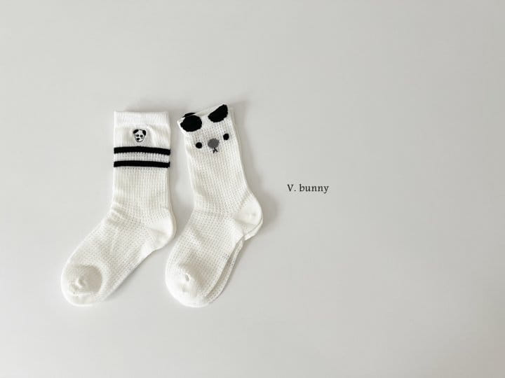 V Bunny - Korean Children Fashion - #childofig - Yes No Socks Set - 9