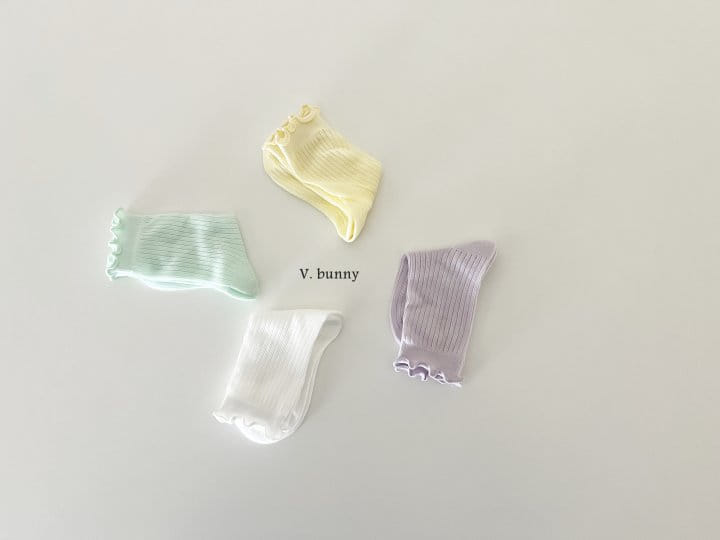 V Bunny - Korean Children Fashion - #childofig - Macarron Socks Set - 6