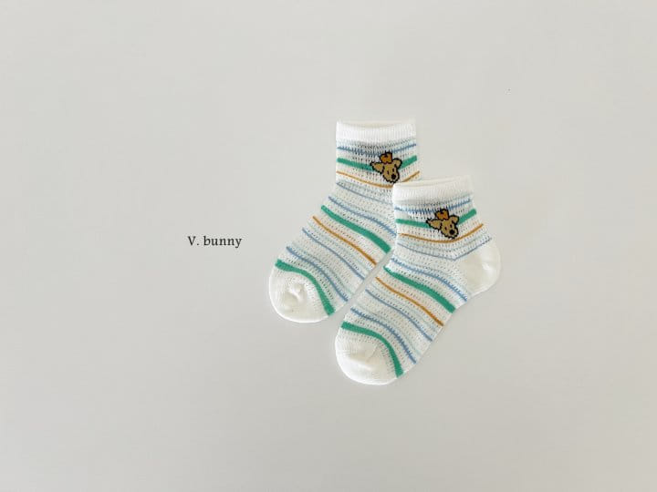 V Bunny - Korean Children Fashion - #childofig - Aldan Socks Set - 6