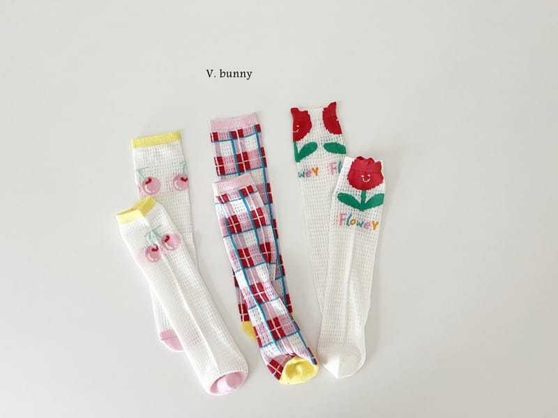 V Bunny - Korean Children Fashion - #childrensboutique - Ploy Socks Set - 10