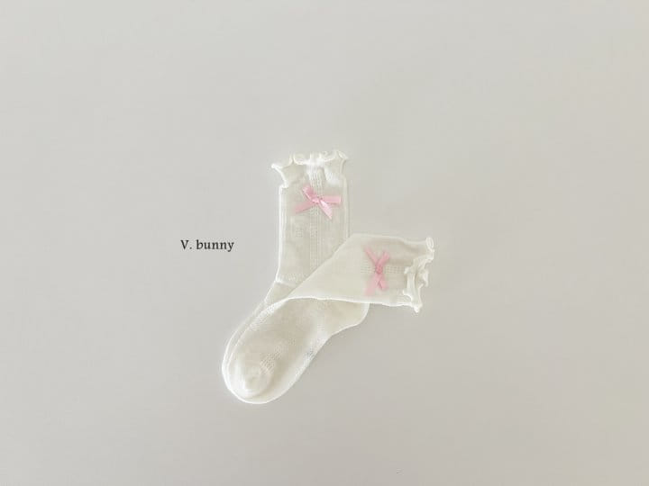 V Bunny - Korean Children Fashion - #childrensboutique - Cherry Socks Set - 5