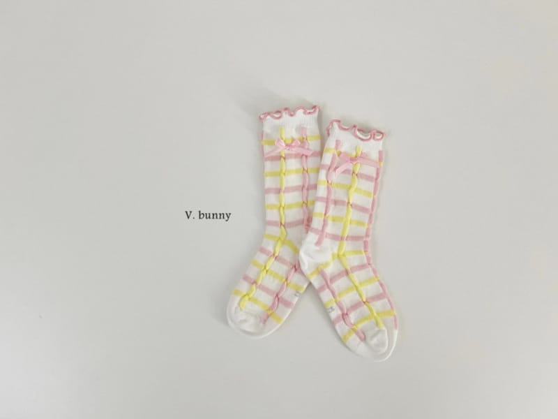 V Bunny - Korean Children Fashion - #designkidswear - Pring Pring Socks Set - 7