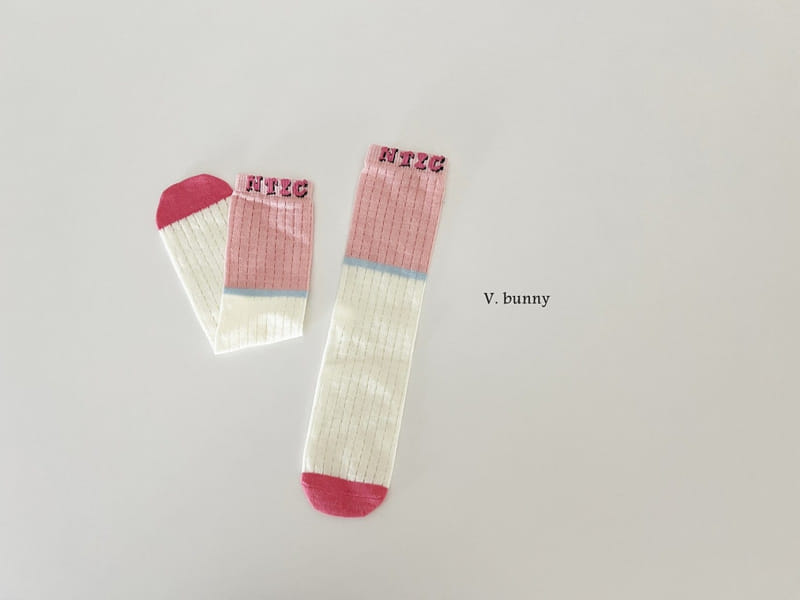 V Bunny - Korean Children Fashion - #designkidswear - Restone Socks Set - 7