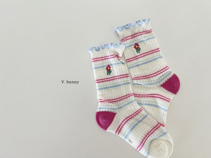 V Bunny - Korean Children Fashion - #designkidswear - Yomi Socks Set - 5