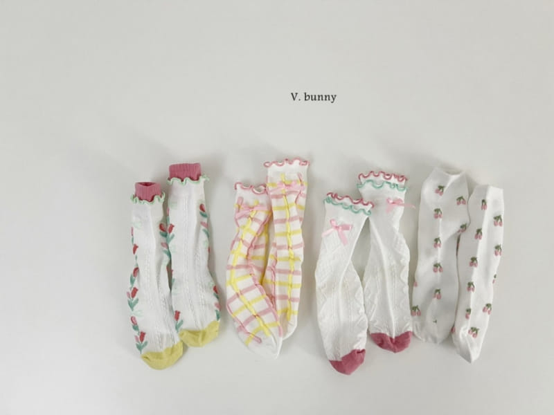 V Bunny - Korean Children Fashion - #discoveringself - Pring Pring Socks Set - 8