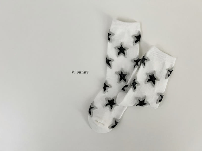 V Bunny - Korean Children Fashion - #discoveringself - Star Star Socks Set - 5