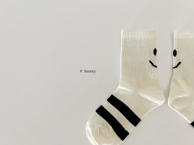 V Bunny - Korean Children Fashion - #discoveringself - ST Smile Socks Set - 5