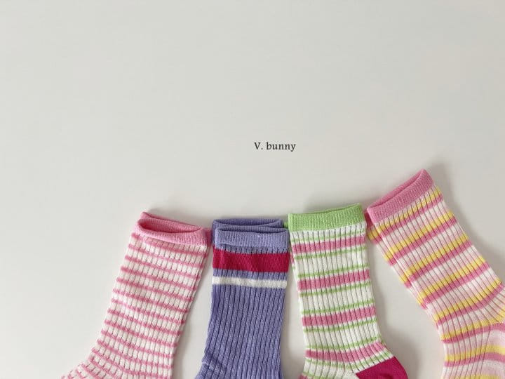 V Bunny - Korean Children Fashion - #discoveringself - Sadan Socks Set - 8