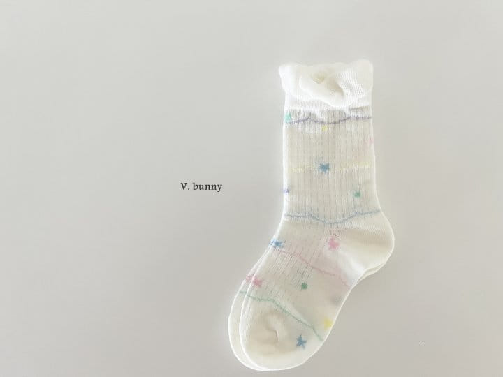 V Bunny - Korean Children Fashion - #discoveringself - Cute Bunny Socks Set - 5