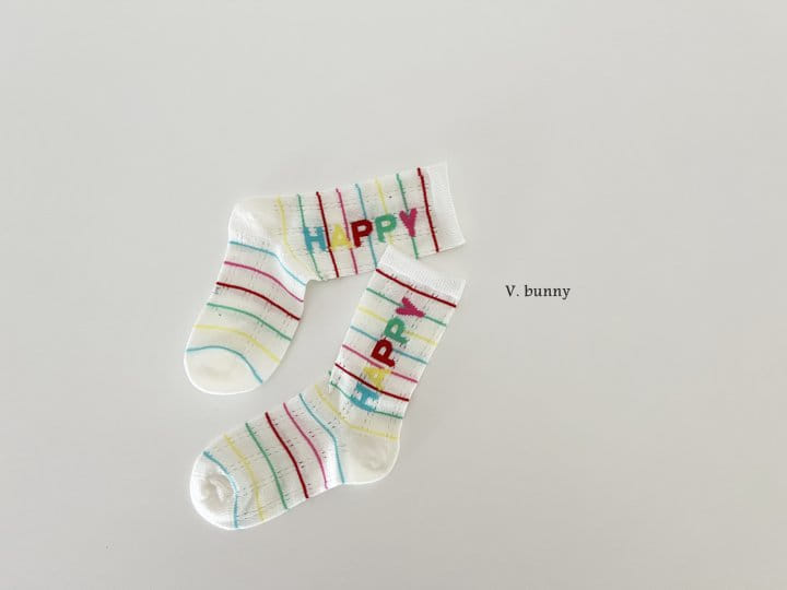V Bunny - Korean Children Fashion - #discoveringself - Happy Dot Socks Set - 3