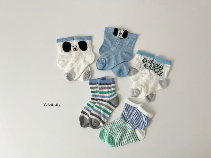V Bunny - Korean Children Fashion - #discoveringself - Gook Luck Socks Set - 11