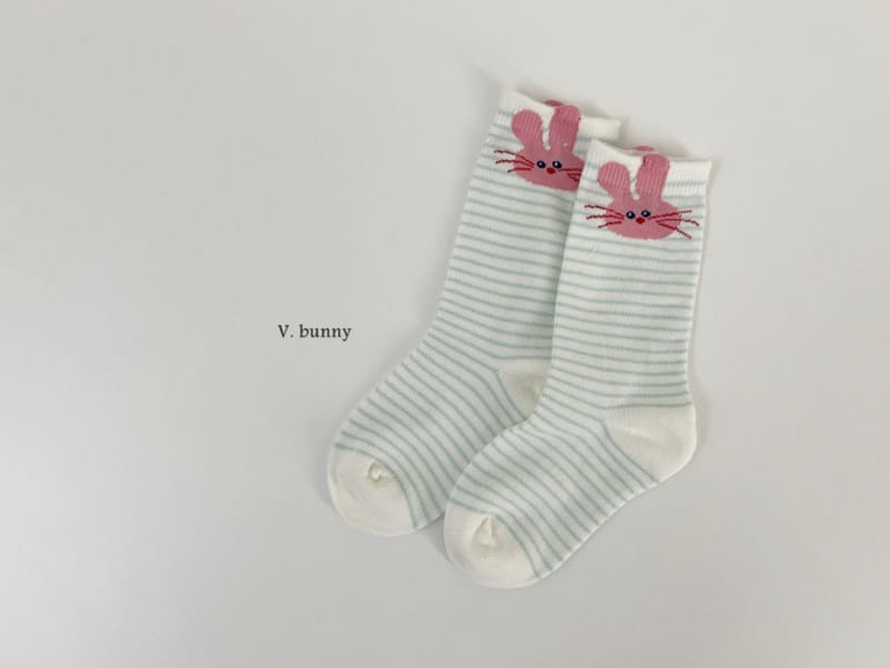 V Bunny - Korean Children Fashion - #fashionkids - Banana Socks Set - 8