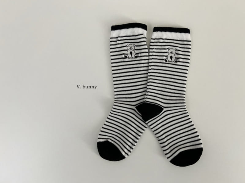 V Bunny - Korean Children Fashion - #fashionkids - Star Star Socks Set - 6