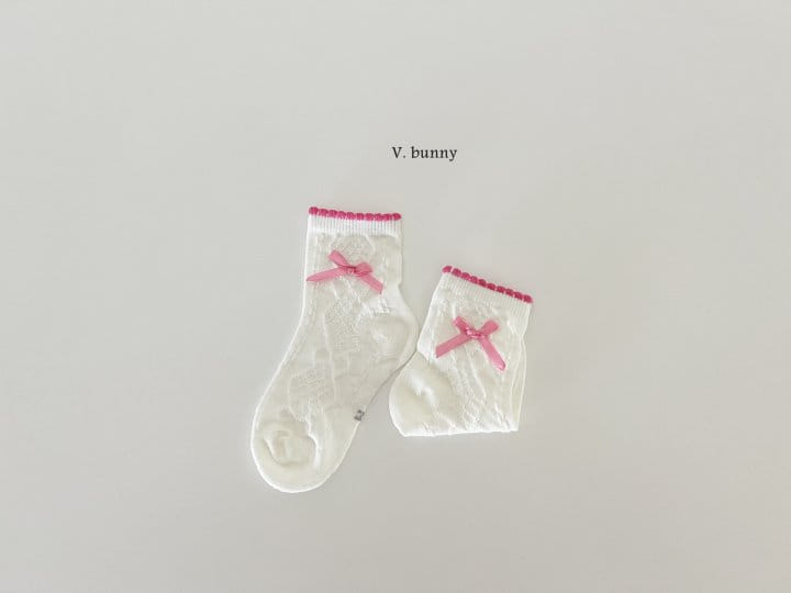 V Bunny - Korean Children Fashion - #fashionkids - Simple Socks Set - 3