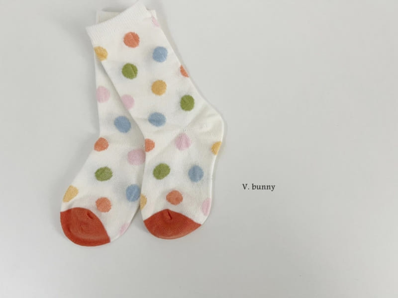V Bunny - Korean Children Fashion - #kidsshorts - Banana Socks Set - 9