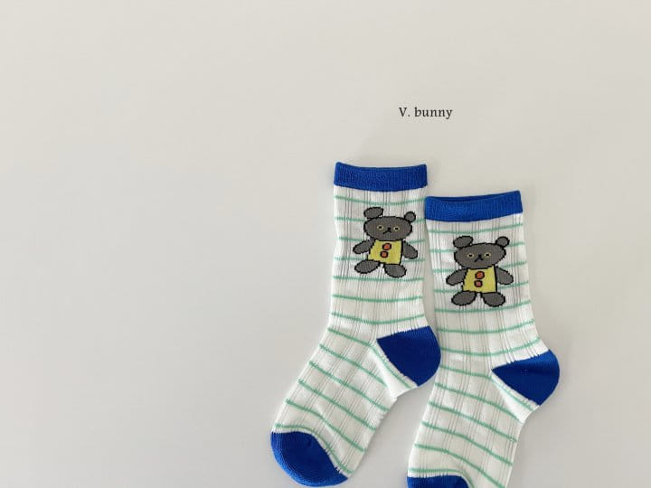 V Bunny - Korean Children Fashion - #kidsshorts - Rainbow Socks Set - 3