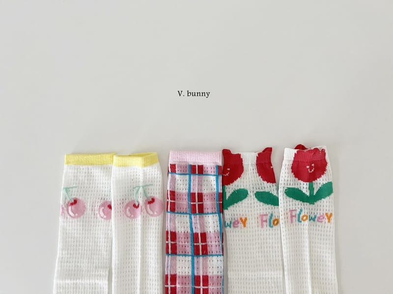 V Bunny - Korean Children Fashion - #kidzfashiontrend - Ploy Socks Set - 2
