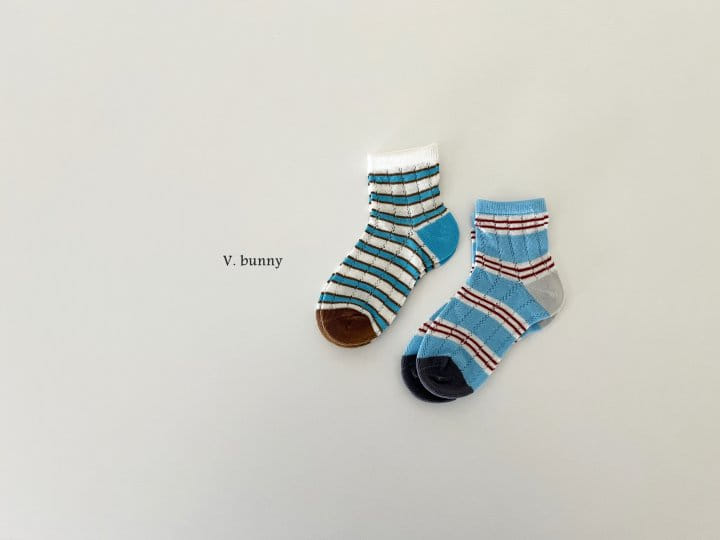 V Bunny - Korean Children Fashion - #kidzfashiontrend - It's Socks Set - 9