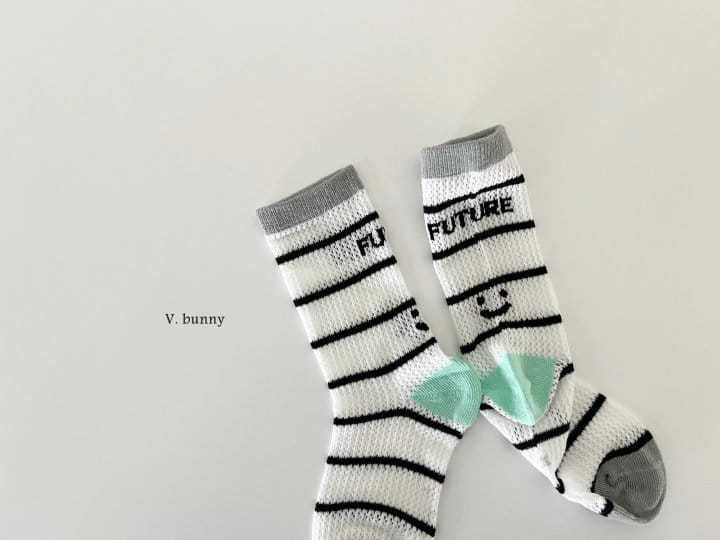 V Bunny - Korean Children Fashion - #kidsstore - With Me Socks Set - 4