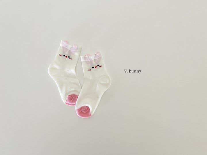 V Bunny - Korean Children Fashion - #kidzfashiontrend - Simple Socks Set - 6