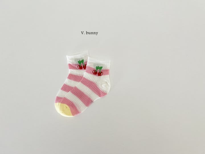 V Bunny - Korean Children Fashion - #kidzfashiontrend - Ribbon Star Socks Set - 3