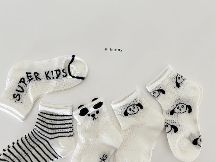 V Bunny - Korean Children Fashion - #kidzfashiontrend - Super Socks Set - 9