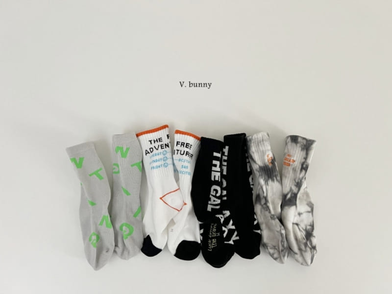 V Bunny - Korean Children Fashion - #littlefashionista - Galaxy Socks Set - 8