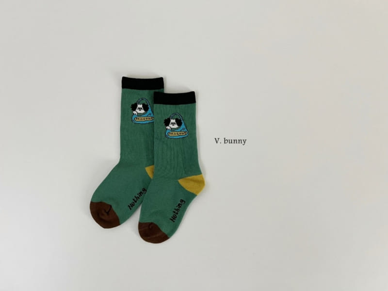 V Bunny - Korean Children Fashion - #littlefashionista - Hug Me Socks Set - 7