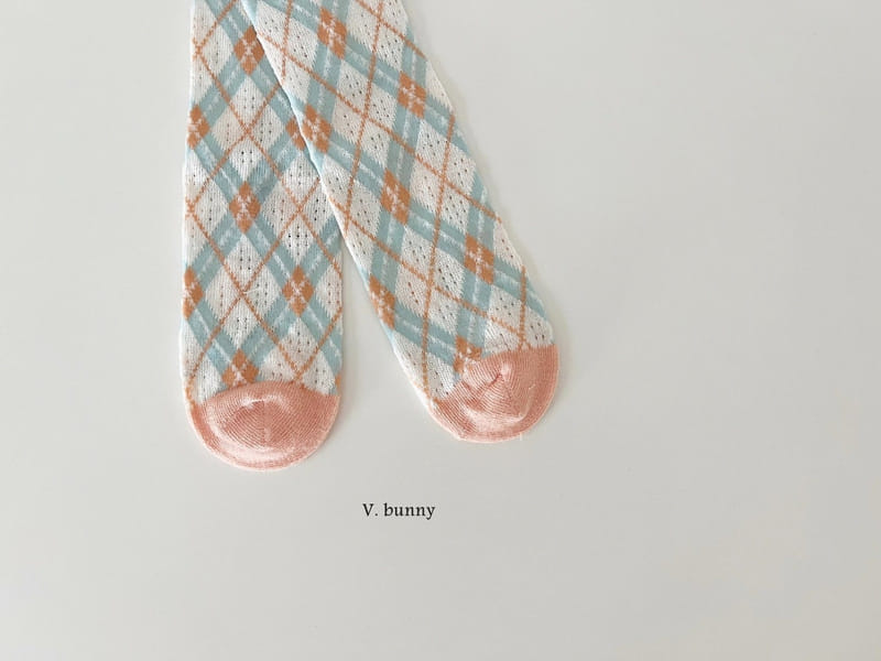 V Bunny - Korean Children Fashion - #littlefashionista - One Flower Socks Set - 6
