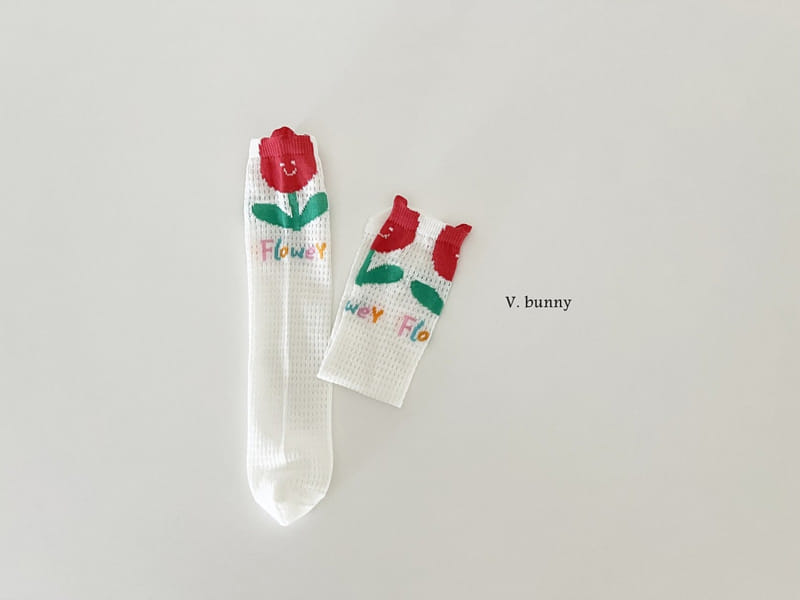 V Bunny - Korean Children Fashion - #Kfashion4kids - Ploy Socks Set - 4