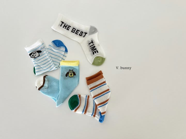 V Bunny - Korean Children Fashion - #littlefashionista - The Best Socks Set - 8