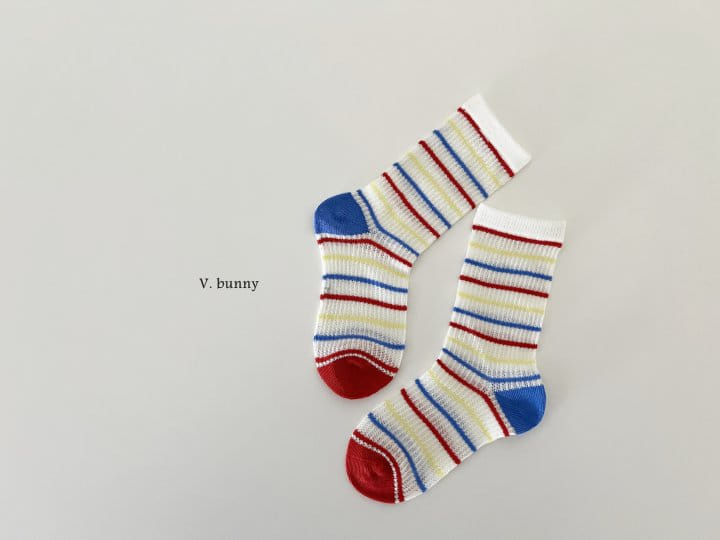 V Bunny - Korean Children Fashion - #littlefashionista - Three Bear Socks Set - 5