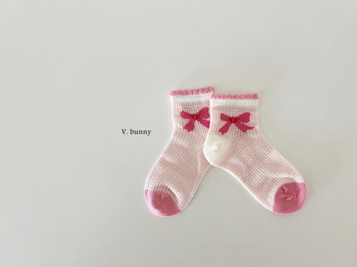 V Bunny - Korean Children Fashion - #littlefashionista - Sweet Socks Set - 4