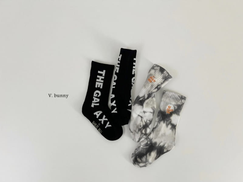 V Bunny - Korean Children Fashion - #minifashionista - Galaxy Socks Set - 10