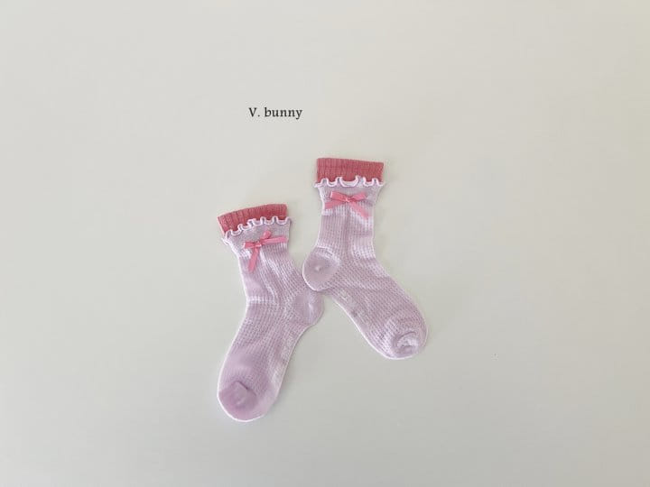 V Bunny - Korean Children Fashion - #magicofchildhood - Round Eyes Socks Set - 4