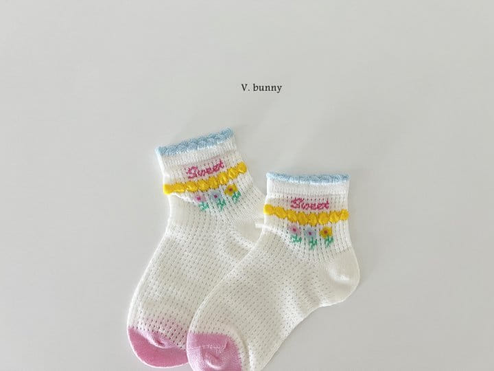 V Bunny - Korean Children Fashion - #minifashionista - Sweet Socks Set - 5