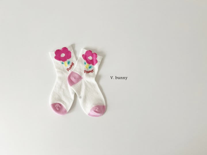 V Bunny - Korean Children Fashion - #prettylittlegirls - Red Rabbit Socks Set - 7
